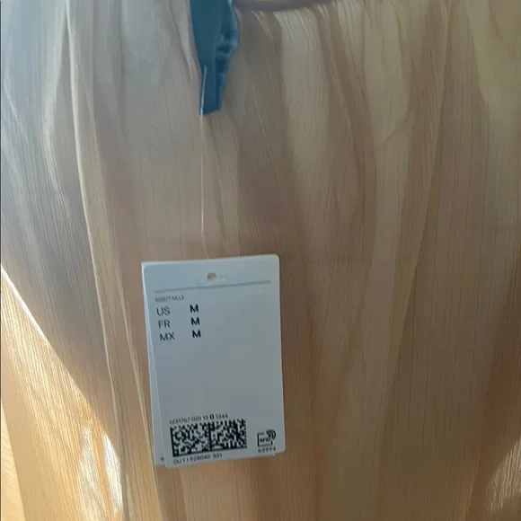 Sheer Tan Ruffle Boho Maxi Dress - Picture 7 of 7